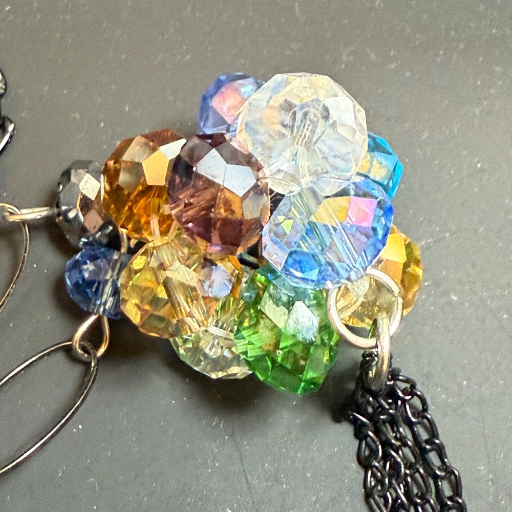 Multicolor Necklace and Earrings Set NWOT - Picture 3 of 11